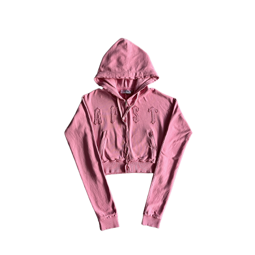IRONGATE TRACKSUITE CROPPED ZIP PINK