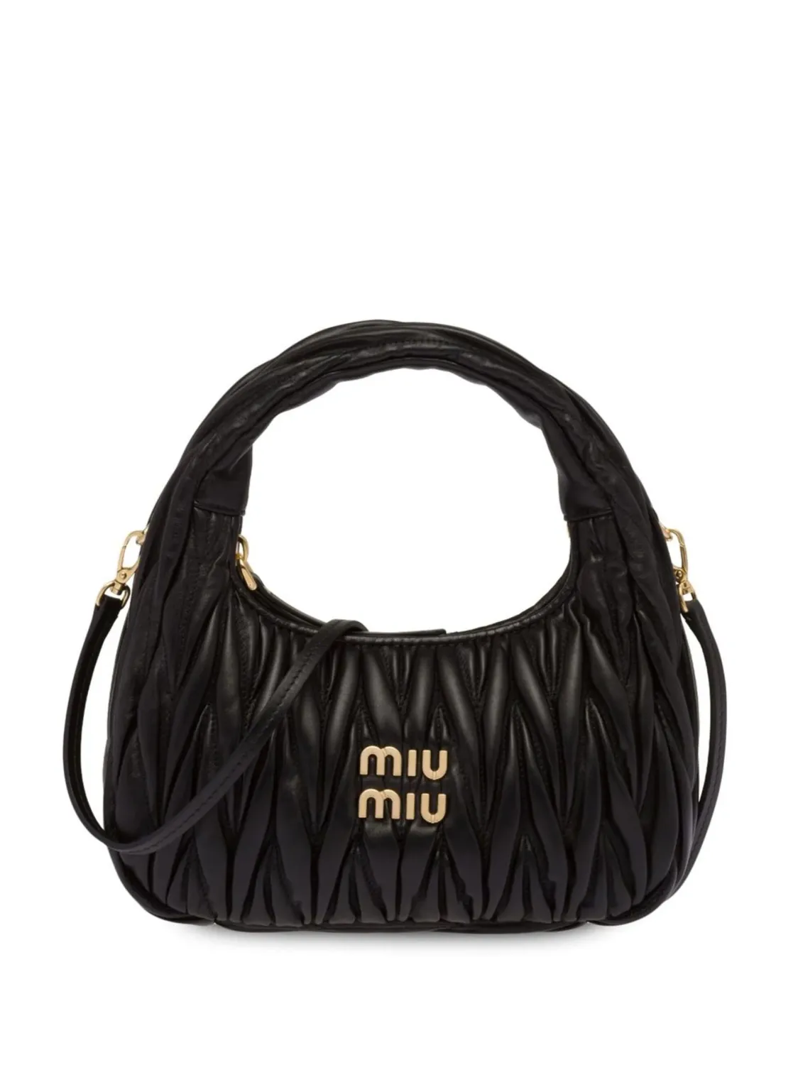 Borsa miu miu hobo Wander in nappa matelassรฉ