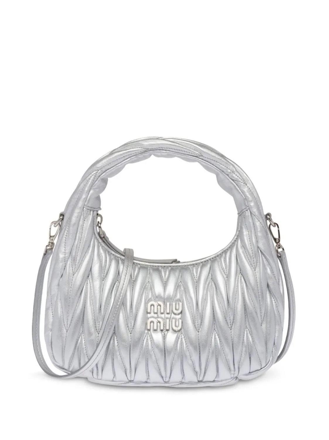 Borsa miu miu hobo Wander in nappa matelassé