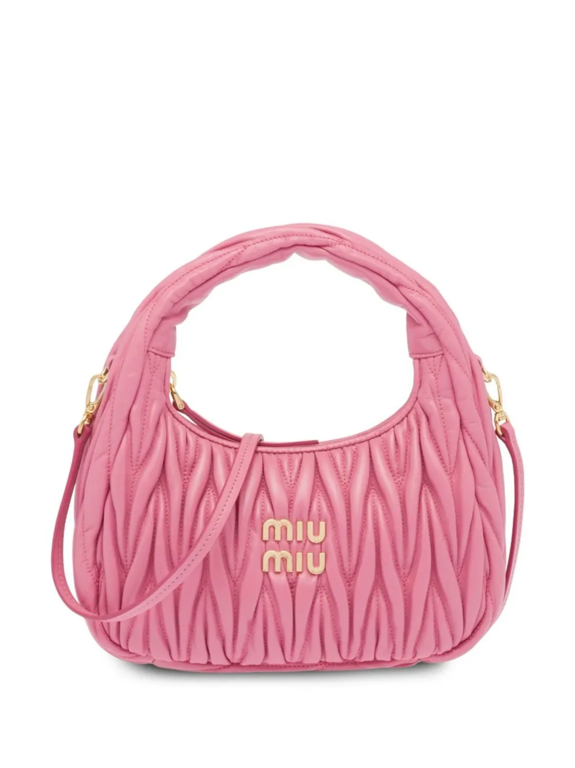 Borsa miu miu hobo Wander in nappa matelassé