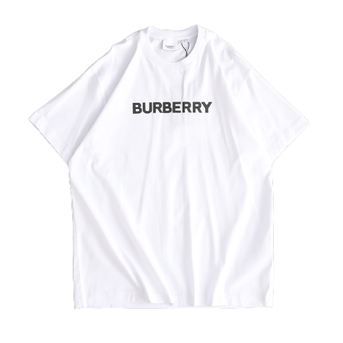 T-SHIRT BURBERRY – LOGO BIANCO