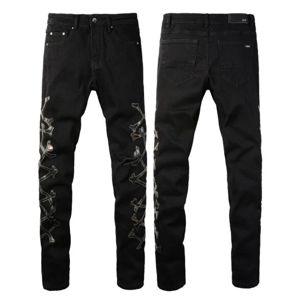 JEANS AMIRI – BLACK BONES
