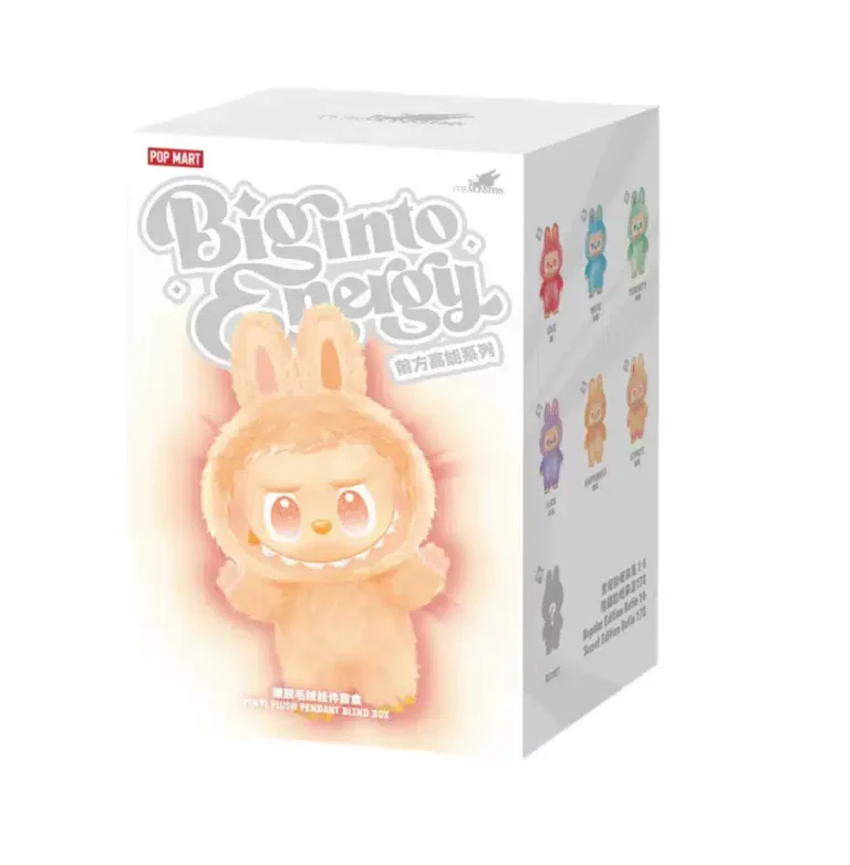 POP MART THE MONSTERS LABUBU BIG INTO ENERGY SERIES VINYL PLUSH PENDANT SINGLE BLIND BOX
